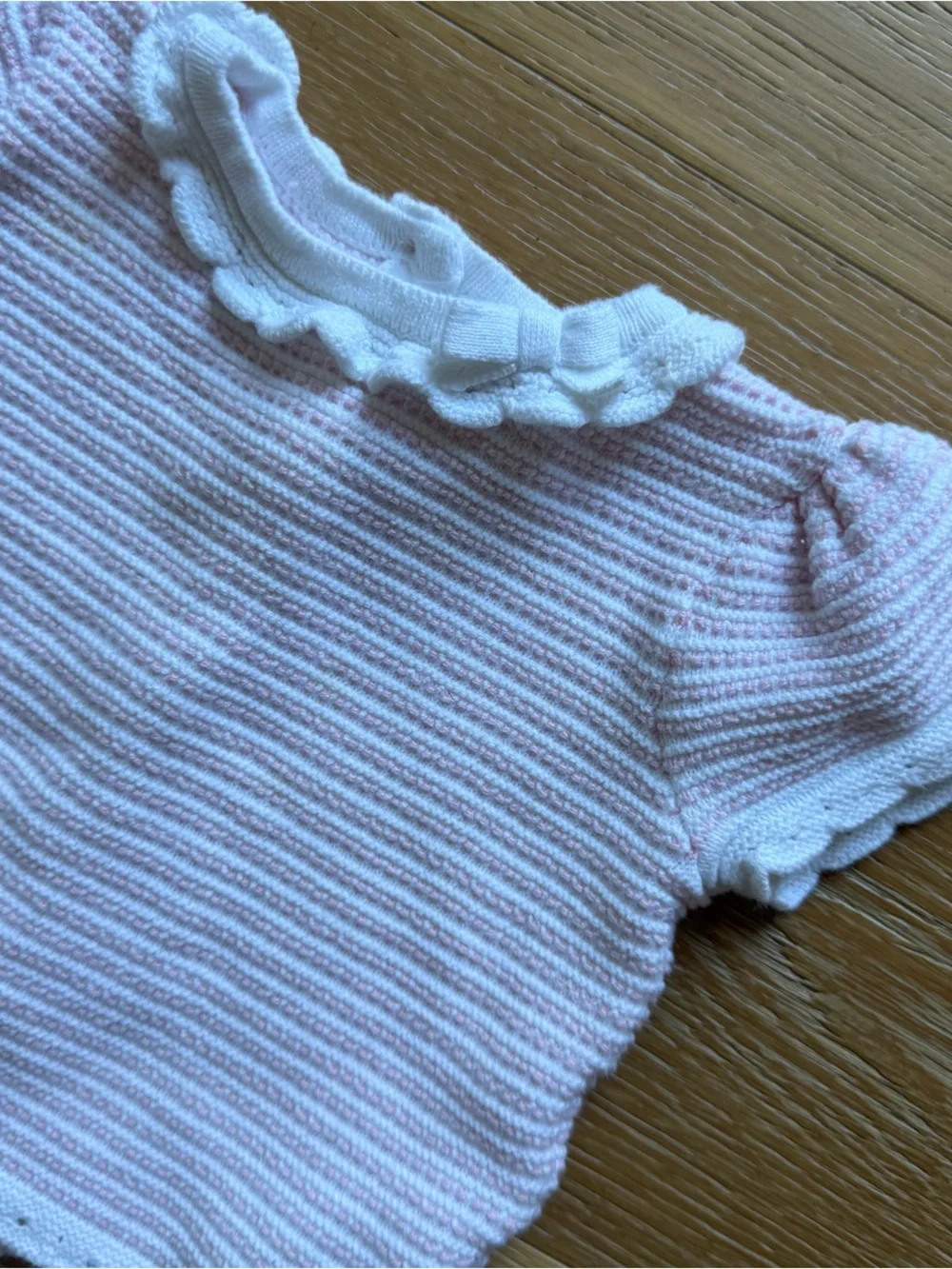 Janie and Jack - Girls Soft Pink Knit Top & Shorts Set